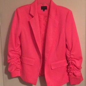 Fashionable Neon Pink Blazer